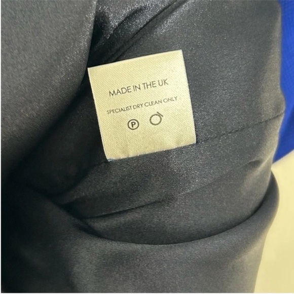 Galvan London Blue Formal Cutout Gown - Picture 12 of 14